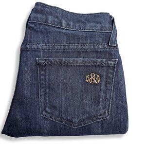Rock & Republic Y2K Stella Jeans Womens 26 Low Rise Bootcut Dark Wash Limited Ed